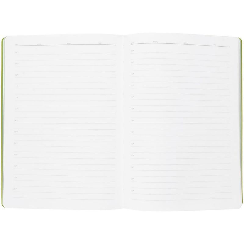 Ежедневник Flexpen, недатированный, серебристо-зеленый