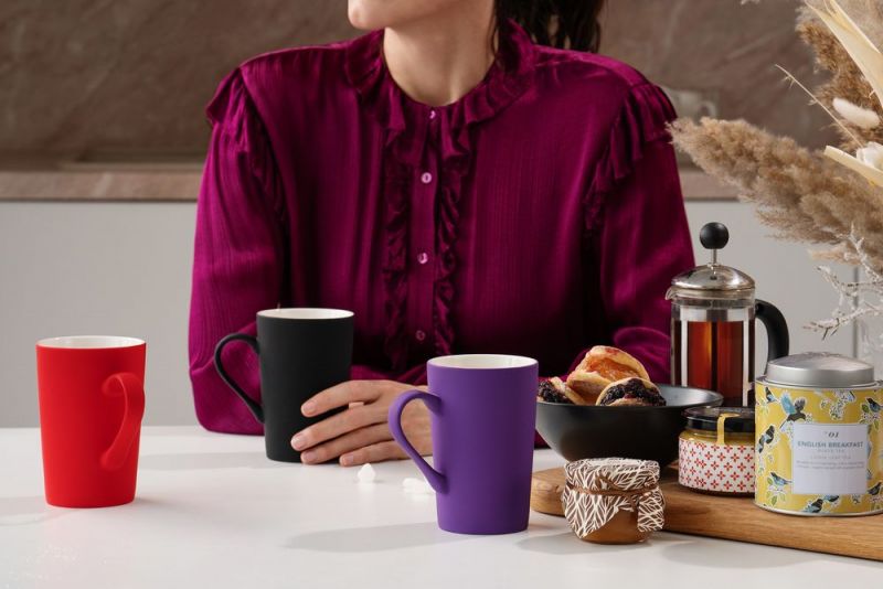 Кружка Best Noon с покрытием софт-тач, синяя