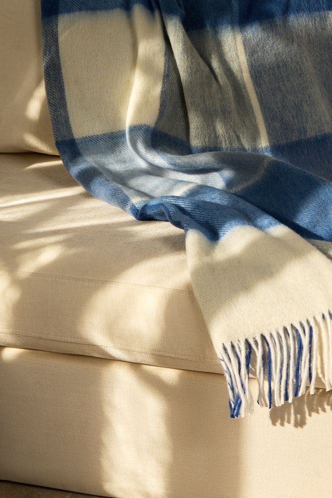 Плед Edinburgh, голубой