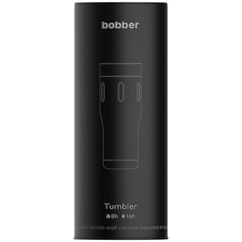 Термостакан Tumbler 470, вакуумный, черный