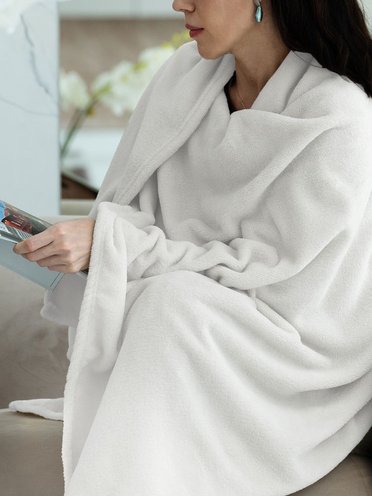 Плед Plush, белый