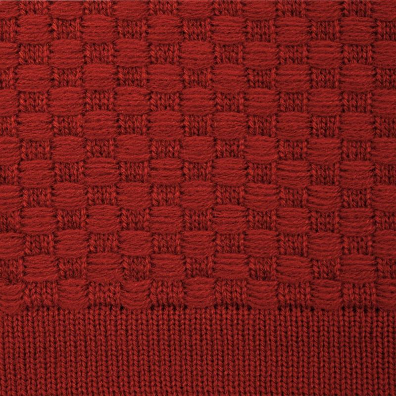 Плед Sheerness, коричневый (терракота)