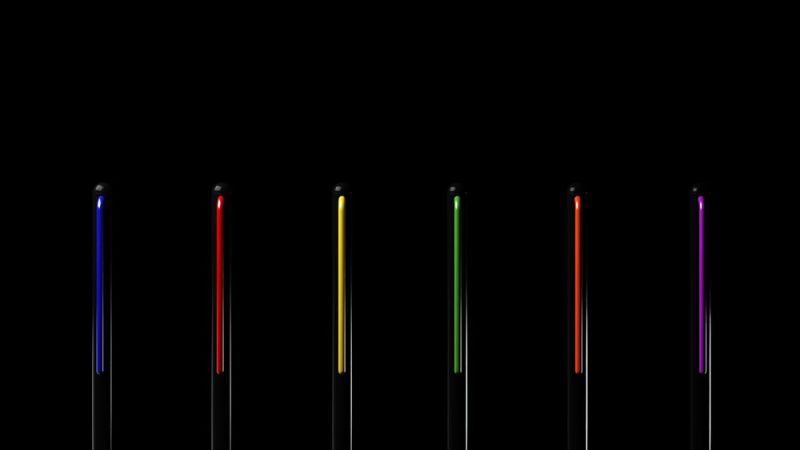 Шариковая ручка GrafeeX в чехле, черная с оранжевым