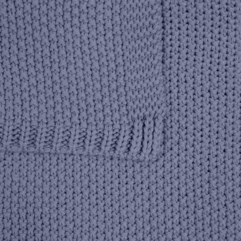 Плед Longview, серо-синий (сланец)