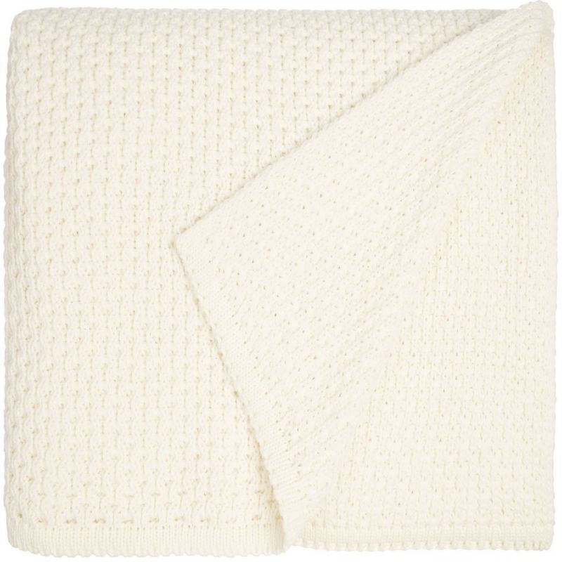 Плед Serenita, молочно-белый Плед Serenita, молочно-белый