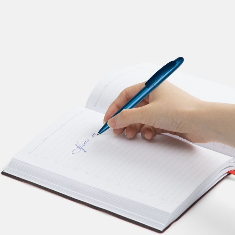 Ручка шариковая Moor Silver, синий металлик