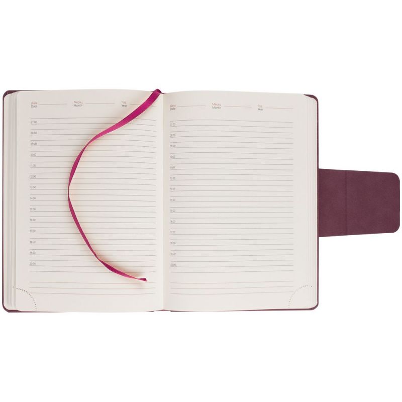 Ежедневник Capital, недатированный, бордовый