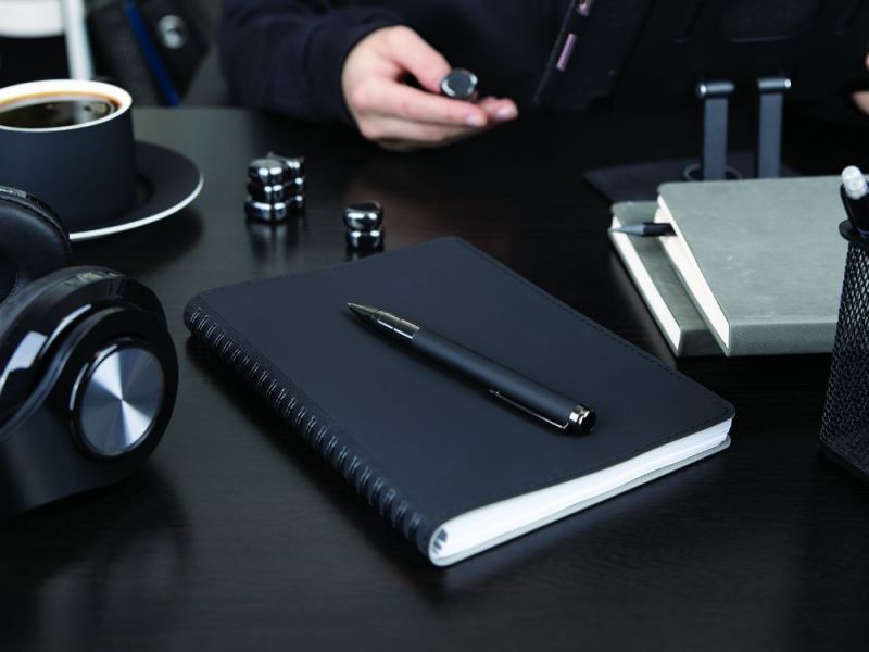 Ручка шариковая Kugel Gunmetal, черная