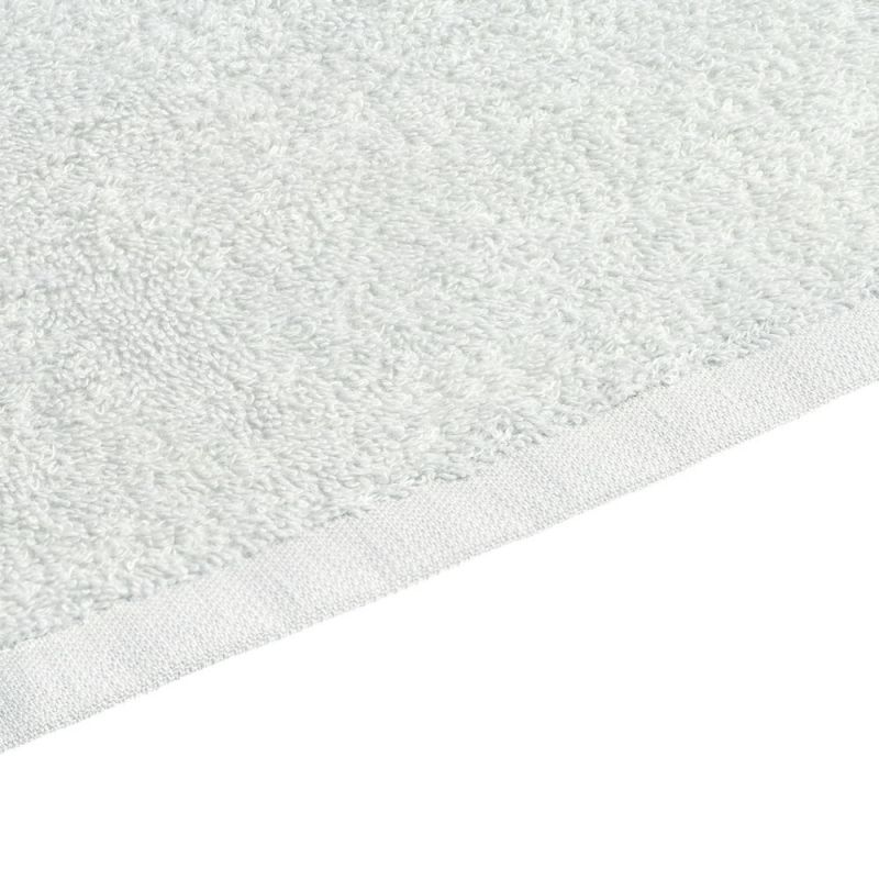 Полотенце махровое «Кронос», среднее, светло-серое