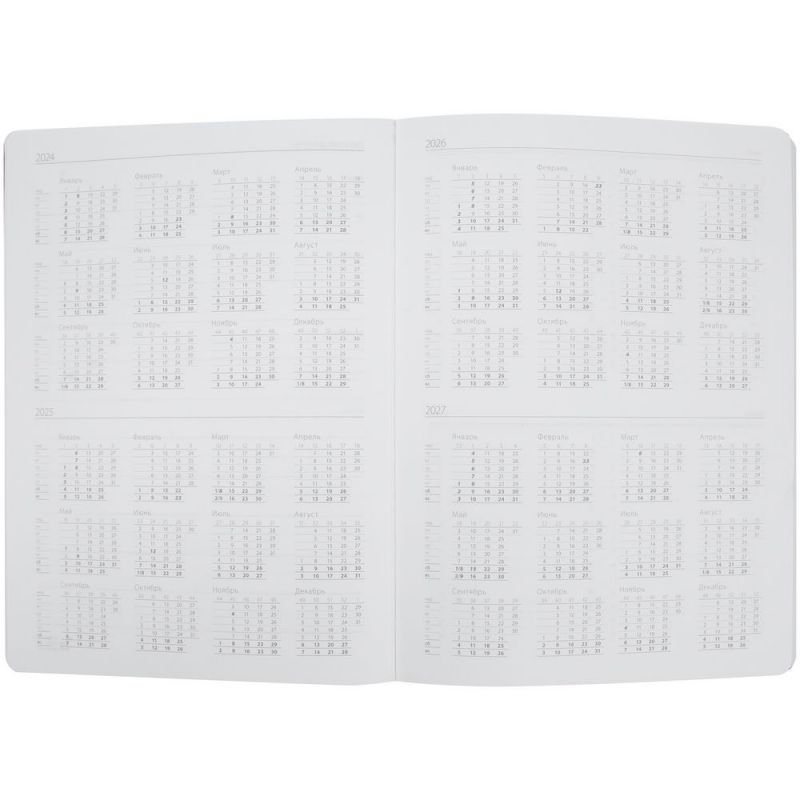 Еженедельник Lucky, недатированный, красный