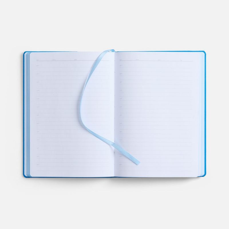 Ежедневник Peel, недатированный, голубой