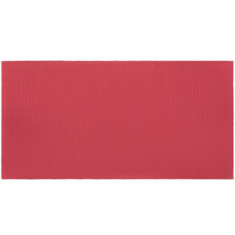 Плед Quill, красный (коралл)