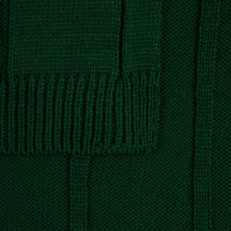 Плед Bambolay, темно-зеленый