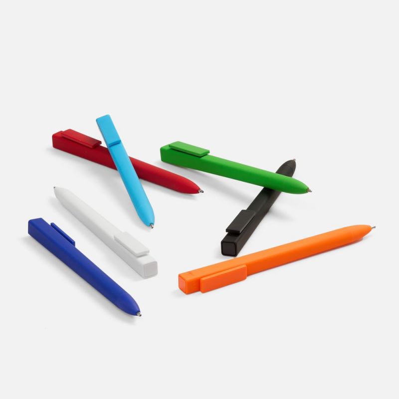 Ручка шариковая Swiper SQ Soft Touch, красная