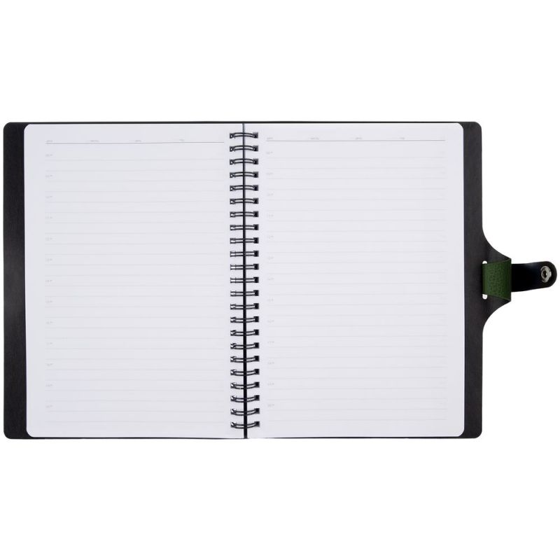 Ежедневник Strep Front на заказ, недатированный, зеленый