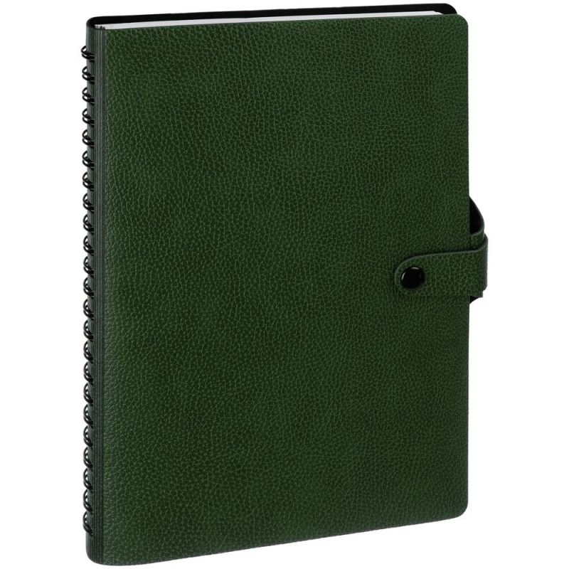 Ежедневник Strep Front на заказ, недатированный, зеленый