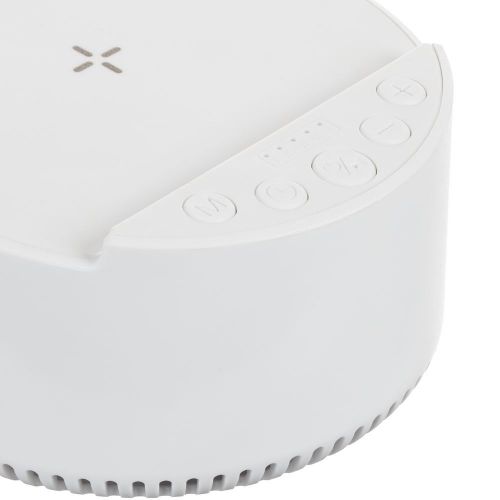 Bluetooth-колонка с беспроводной зарядкой relaxTime, белая