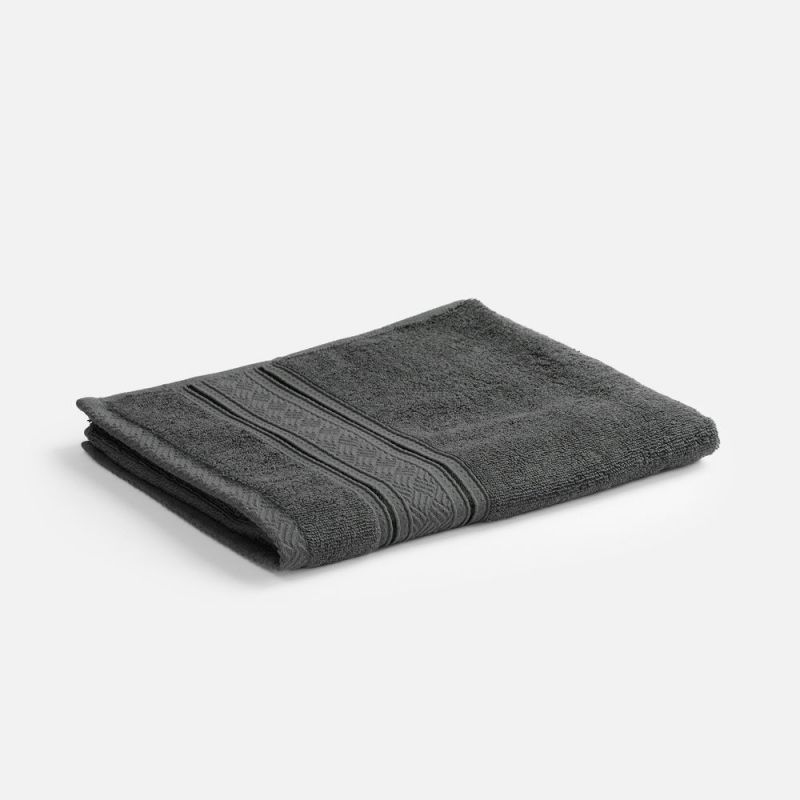 Полотенце махровое Terrychic, среднее, темно-серое Полотенце махровое Terrychic, среднее, темно-серое