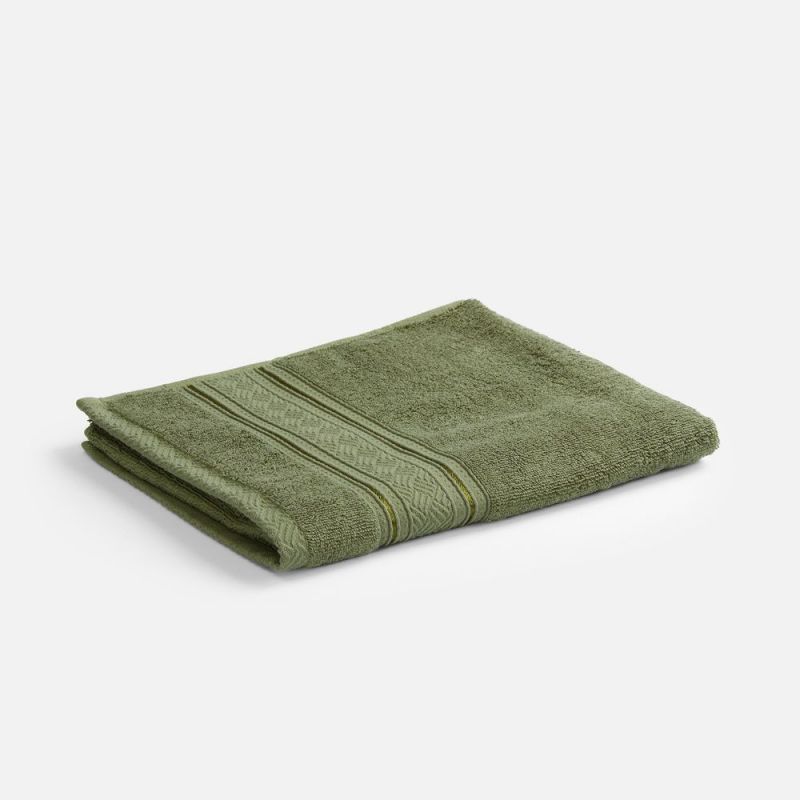 Полотенце махровое Terrychic, среднее, зеленое Полотенце махровое Terrychic, среднее, зеленое