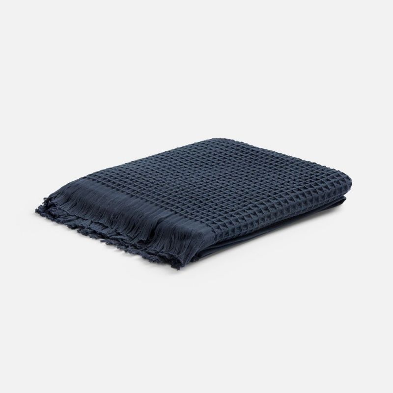 Плед вафельный Elenglect, темно-серый Плед вафельный Elenglect, темно-серый