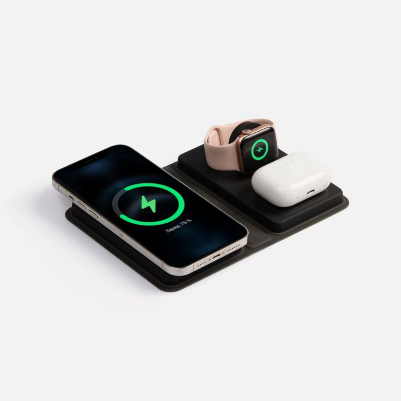 Внешний аккумулятор с беспроводной зарядкой reCover 8000 мАч, черный Внешний аккумулятор с беспроводной зарядкой reCover 8000 мАч, черный