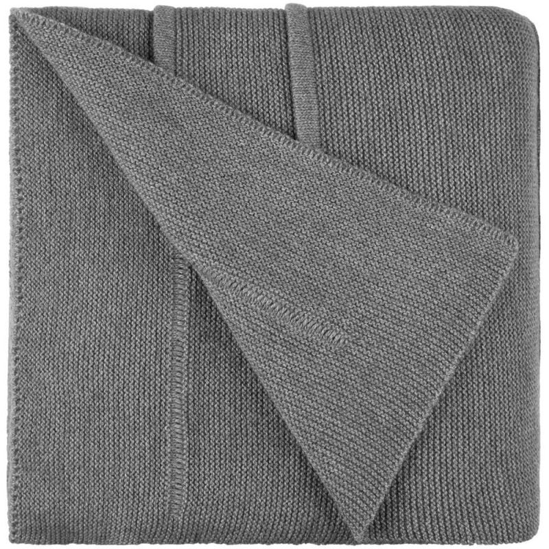 Плед Nessona Alpaca, серый (кварцевый меланж) Плед Nessona Alpaca, серый (кварцевый меланж)