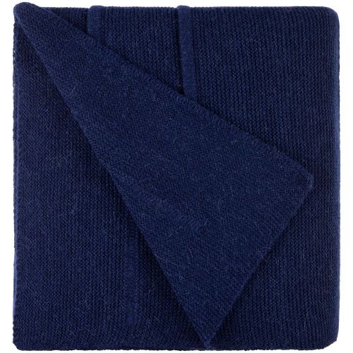 Плед Nessona Alpaca, темно-синий