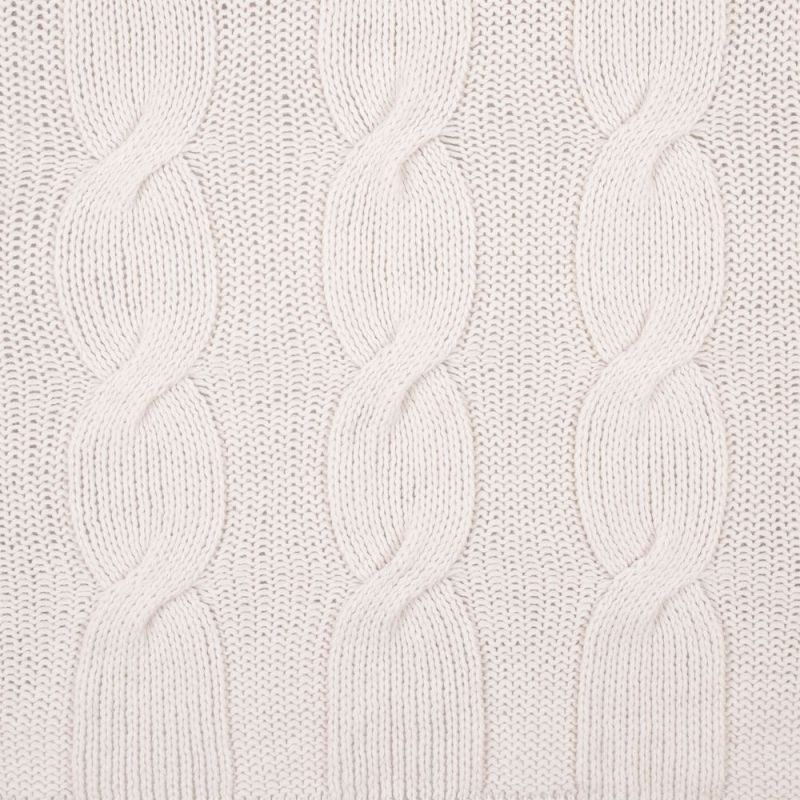 Плед Snefald, жемчужно-белый