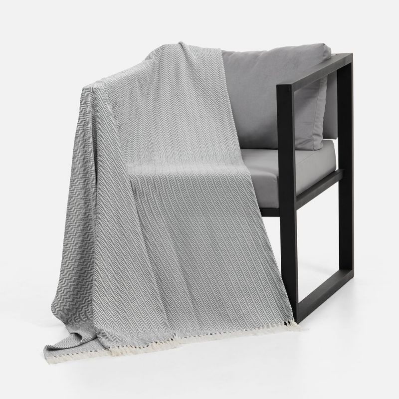 Плед Landour, серый