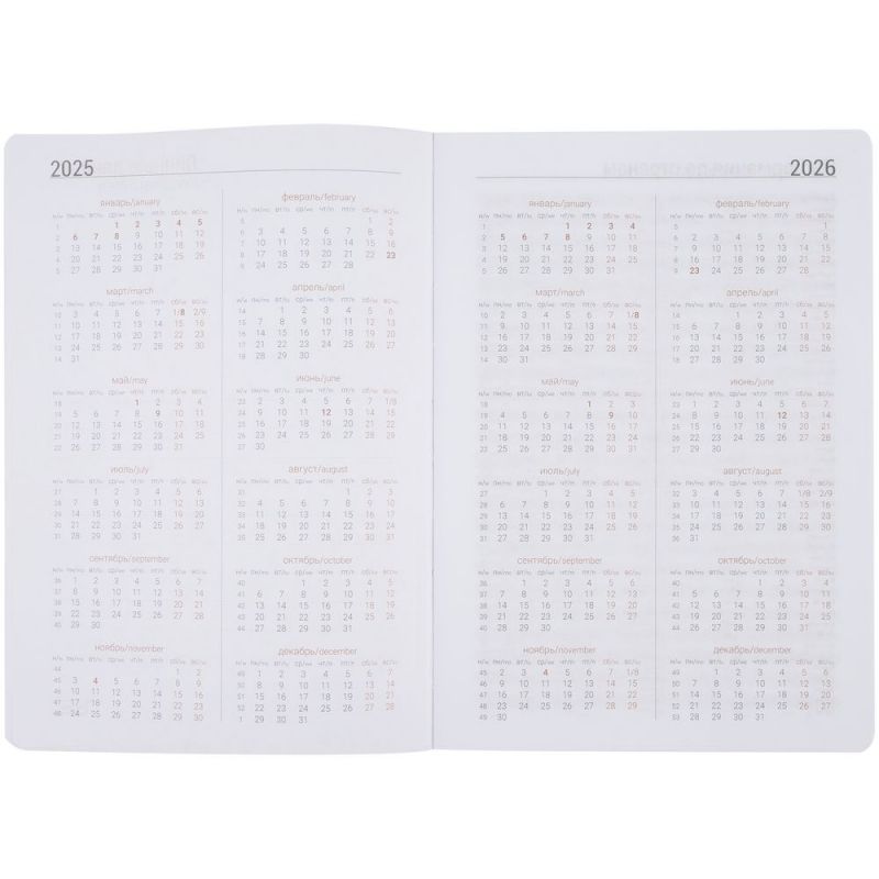 Ежедневник Flex Shall, датированный, синий