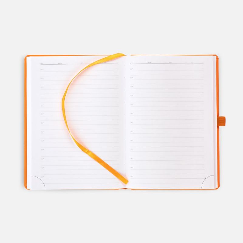 Ежедневник Favor Gold, недатированный, оранжевый