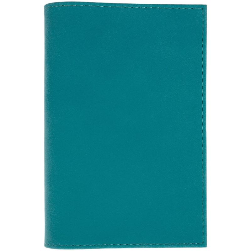 Обложка для паспорта Nubuk, бирюзовая Обложка для паспорта Nubuk, бирюзовая