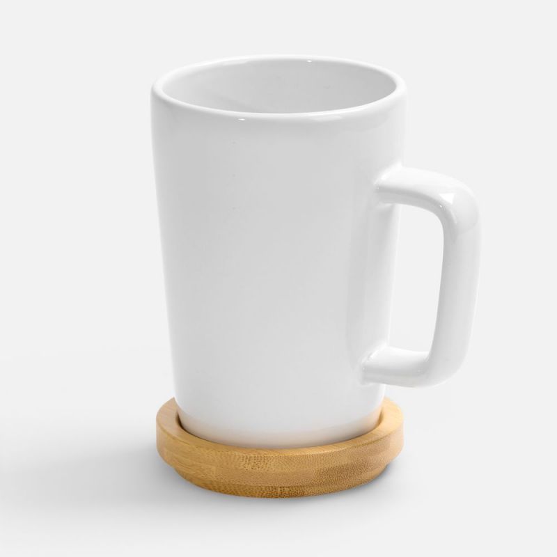 Кружка Vierra с крышкой-костером, белая