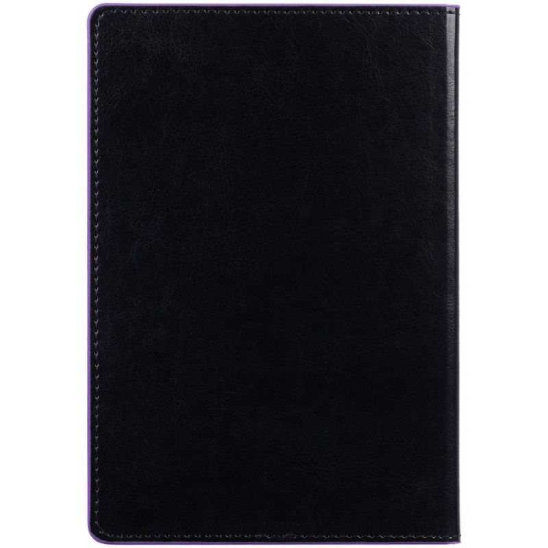 Ежедневник Alanis, недатированный, черный с фиолетовым