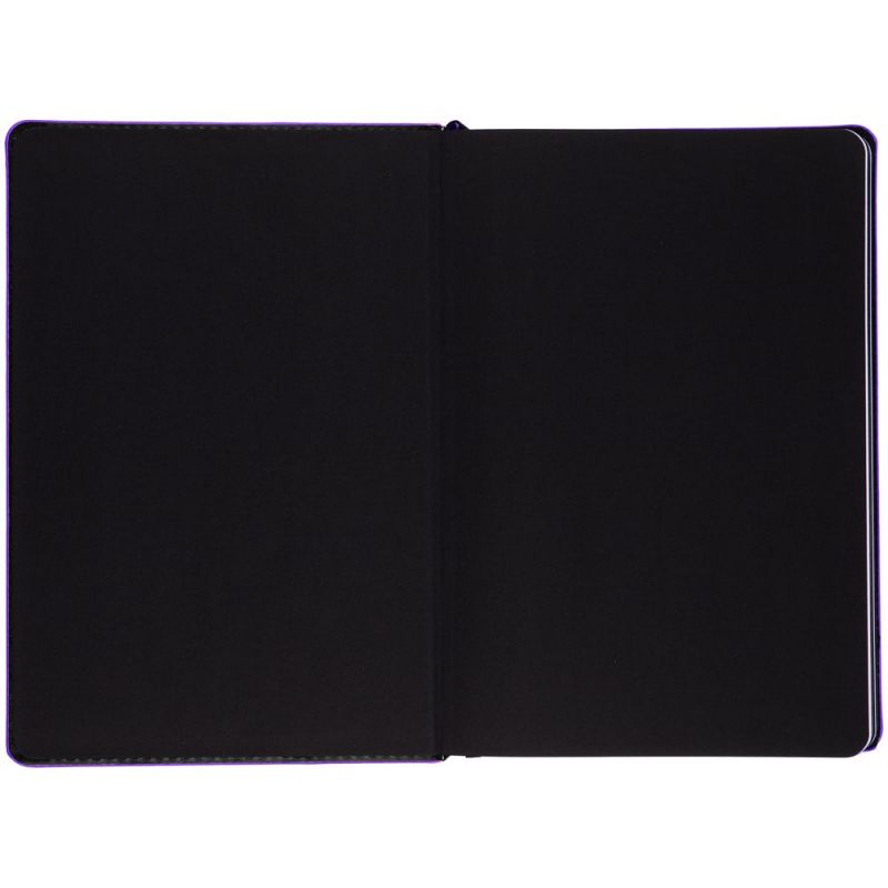 Ежедневник Alanis, недатированный, черный с фиолетовым