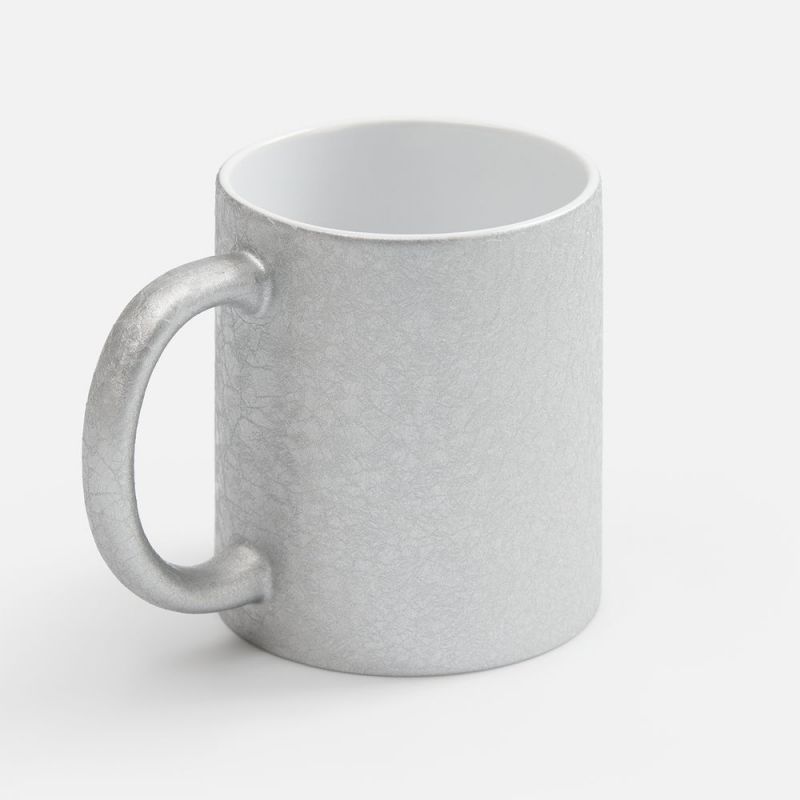 Кружка для сублимационной печати Sagredo, серебристая