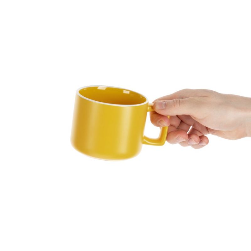 Чашка Fusion, ver.2, желтая