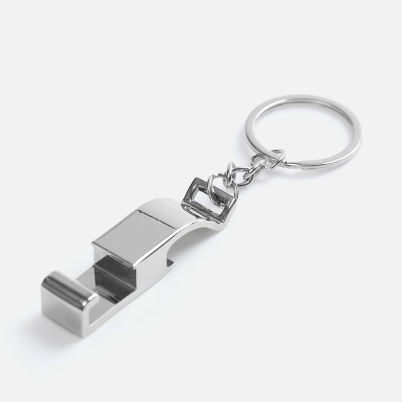 Брелок-подставка с открывалкой Virke, серебристый