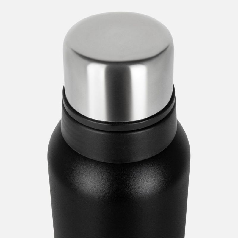 Термос Relaxika 1600 со стикерпаком, черный