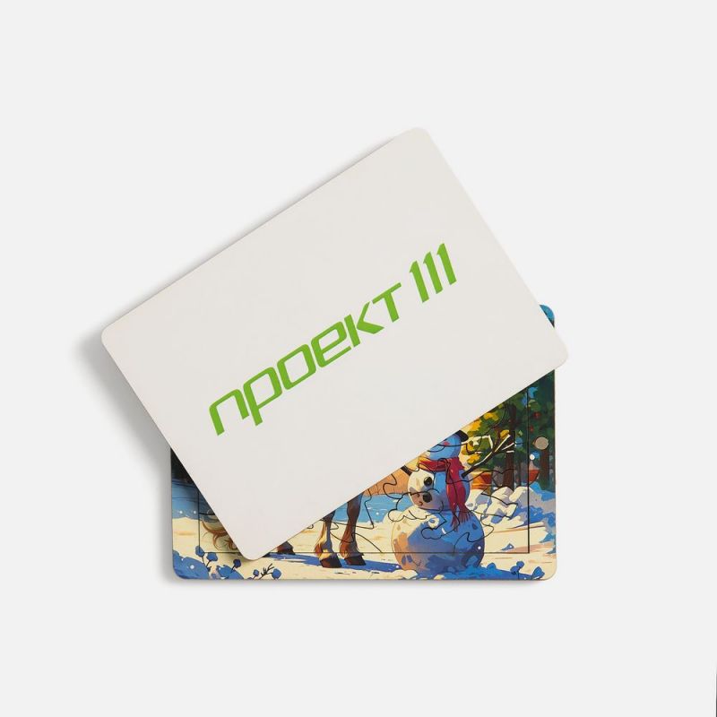 Деревянный пазл с крышкой PuzzleBox на заказ