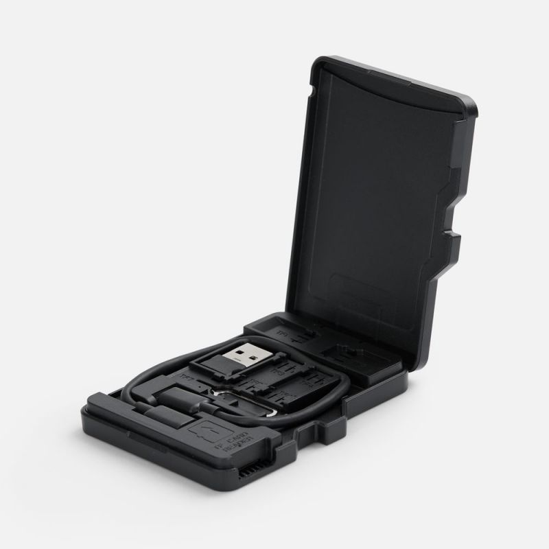 Футляр для карт памяти и SIM-карт Multitask, черный Футляр для карт памяти и SIM-карт Multitask, черный