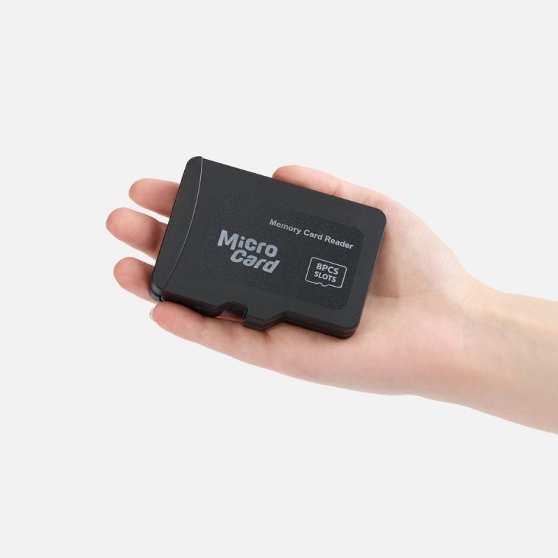 Футляр для карт памяти и SIM-карт Multitask, черный Футляр для карт памяти и SIM-карт Multitask, черный