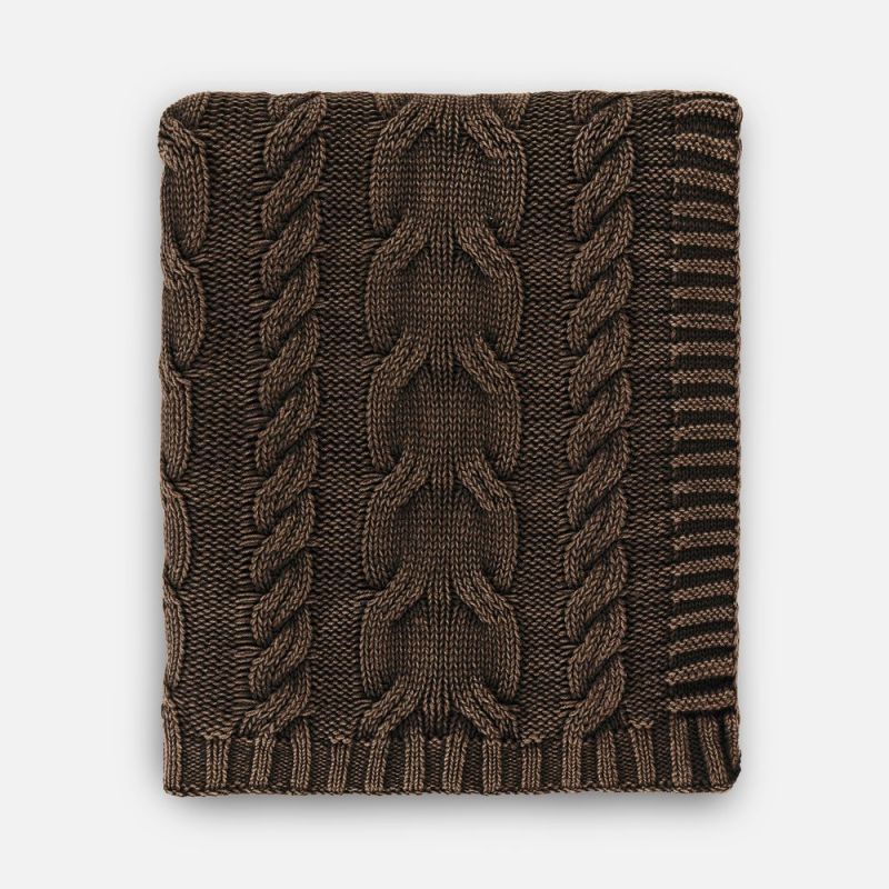 Плед Hygge, коричневый