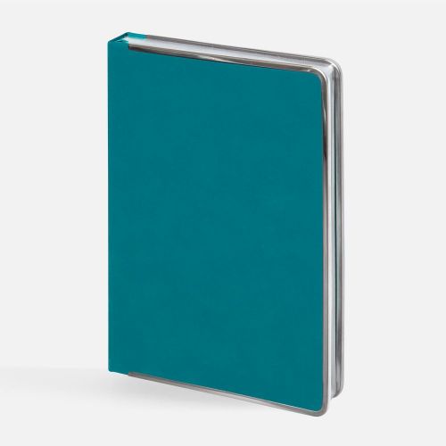 Ежедневник Metal Frame на заказ, датированный, бирюзовый