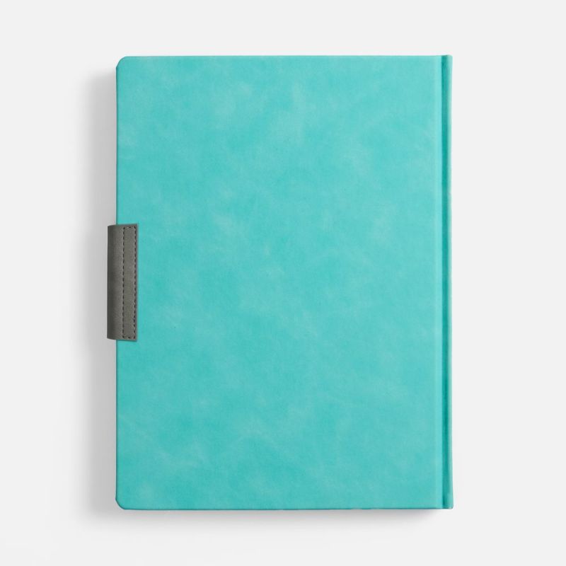 Ежедневник Grande Strap на заказ, датированный, бирюзовый
