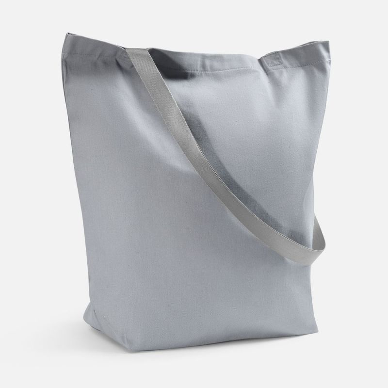 Шопер B5, серый с серыми ручками