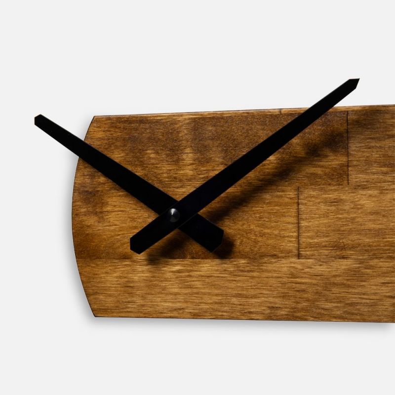 Часы TimeLord, черные с коричневым Часы TimeLord, черные с коричневым