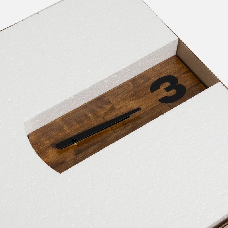 Часы TimeLord, черные с коричневым Часы TimeLord, черные с коричневым