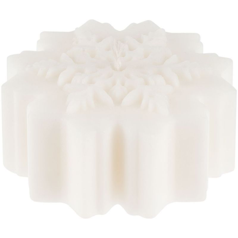 Свеча Snowflame 2, белая, 8 см