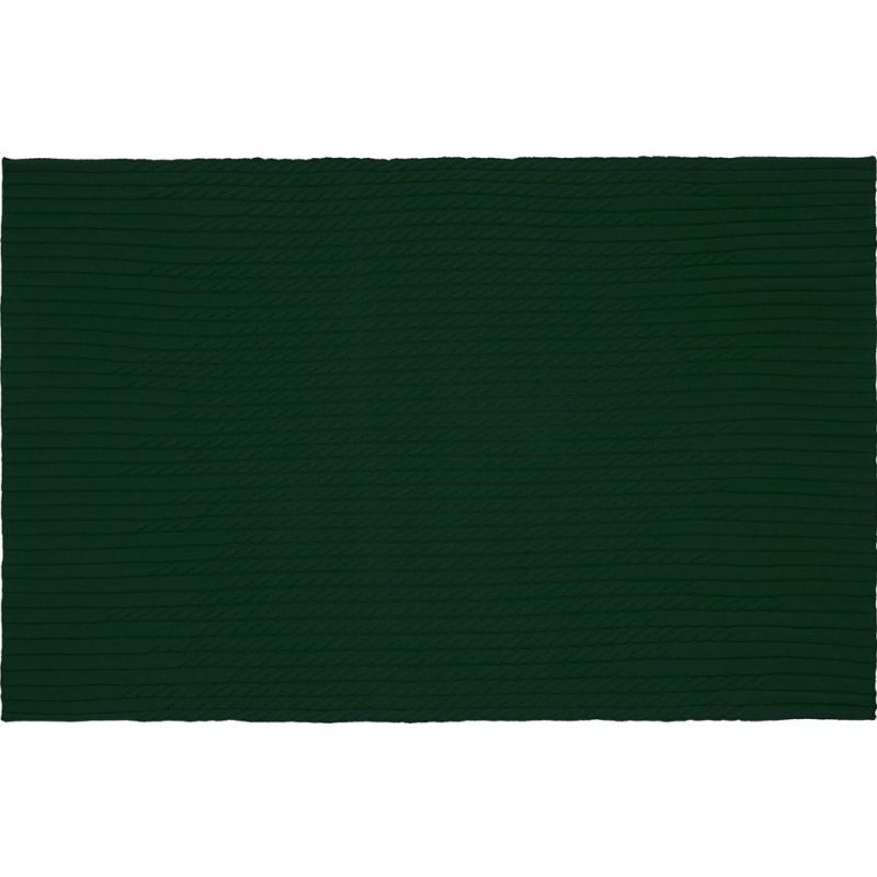 Плед Tressa, темно-зеленый